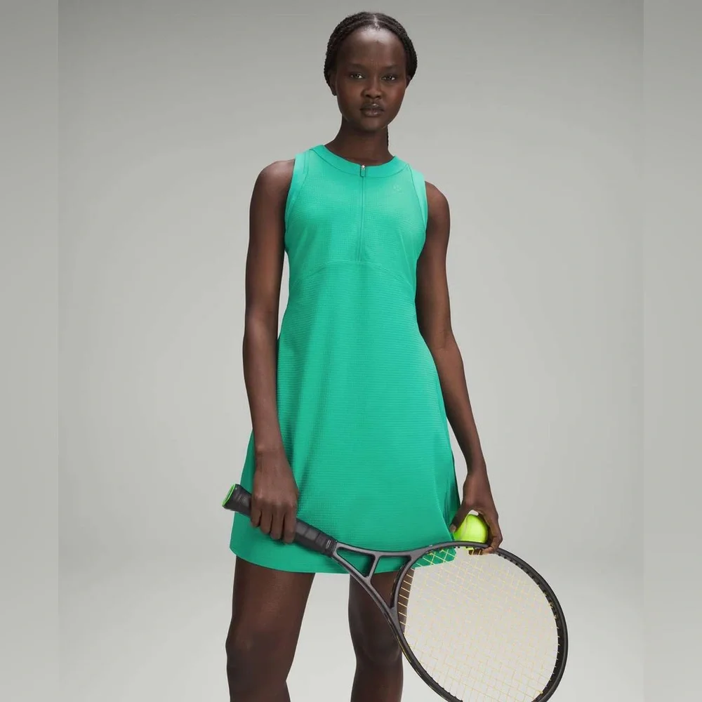 Lululemon Grid-Texture Sleeveless Tennis Dress - Picture 3 of 10